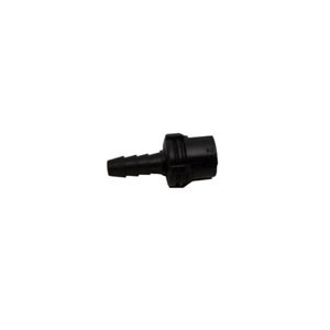 Coupling Inline Black BCG Body Half 4mm Hose Barb Coupling Inline Black BCG Body Half 4mm Hose Barb