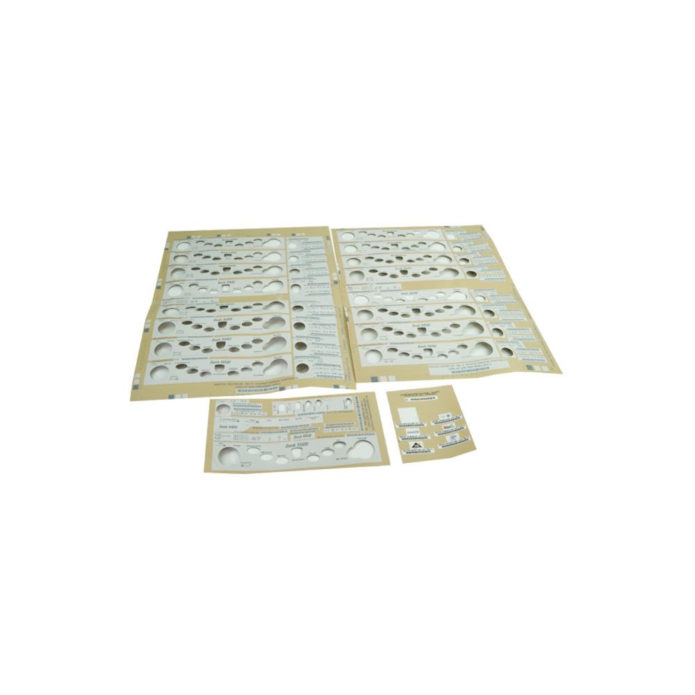 DASH 5000 Front/DAS Label Kit, All Languages DASH 5000 Front/DAS Label Kit, All Languages
