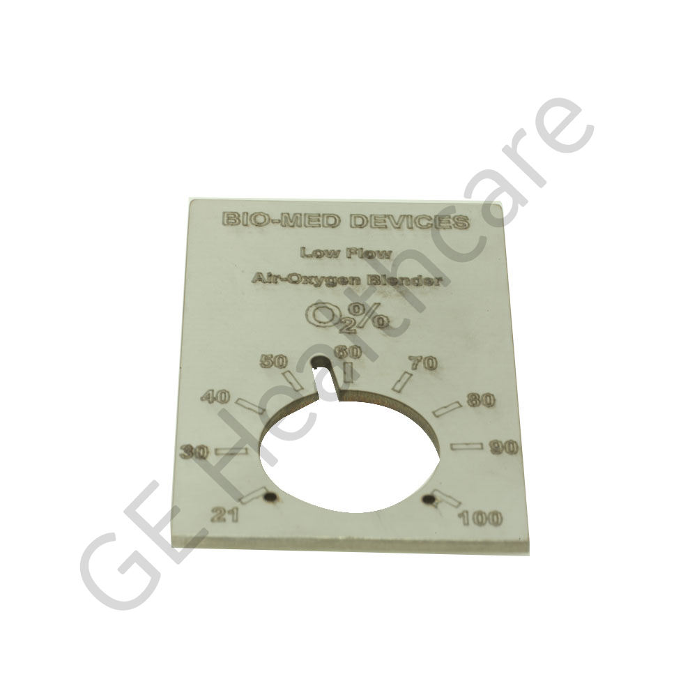 Tool Oxygen Blender Face Plate Tool Oxygen Blender Face Plate