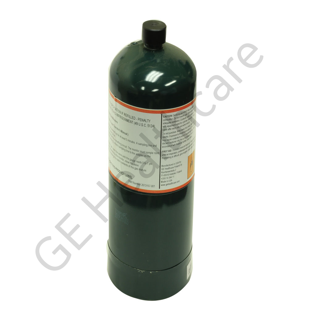 Calibration-Gas 5% CO2 54 5% O2 36.0% N2O 2.0% Enflurane Calibration-Gas 5% CO2 54 5% O2 36.0% N2O 2.0% Enflurane