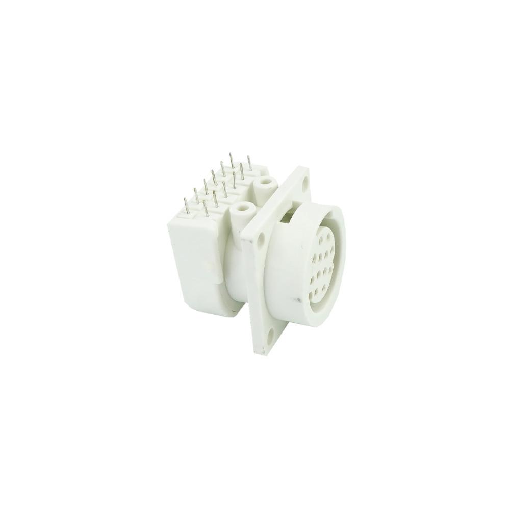 Connector 12 Pin NICOLAY Right Angle (RA) Grey-White Connector 12 Pin NICOLAY Right Angle (RA) Grey-White