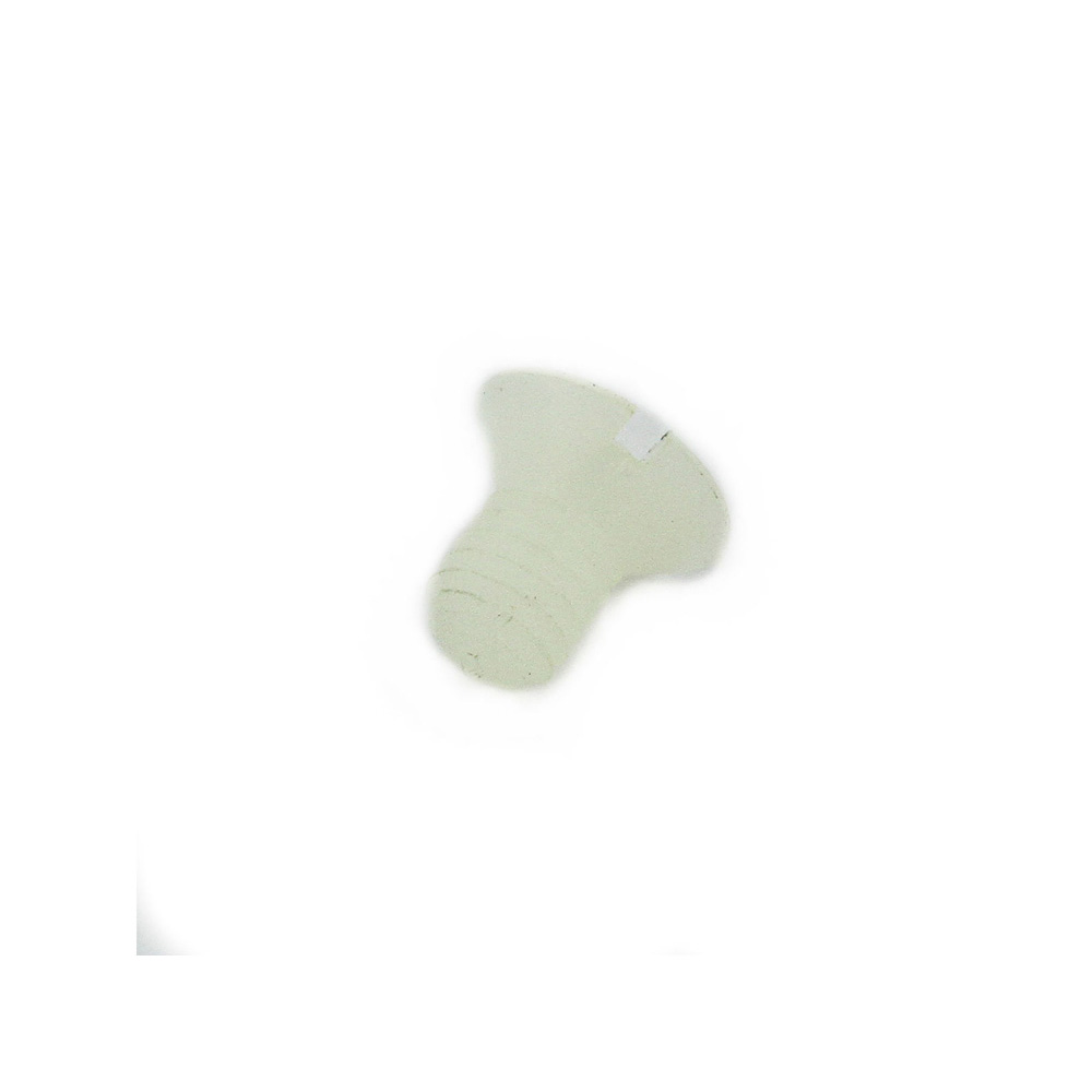 M6 X 10 FLAT HEAD SLOTTED NYLON METRIC SCREW M6 X 10 FLAT HEAD SLOTTED NYLON METRIC SCREW