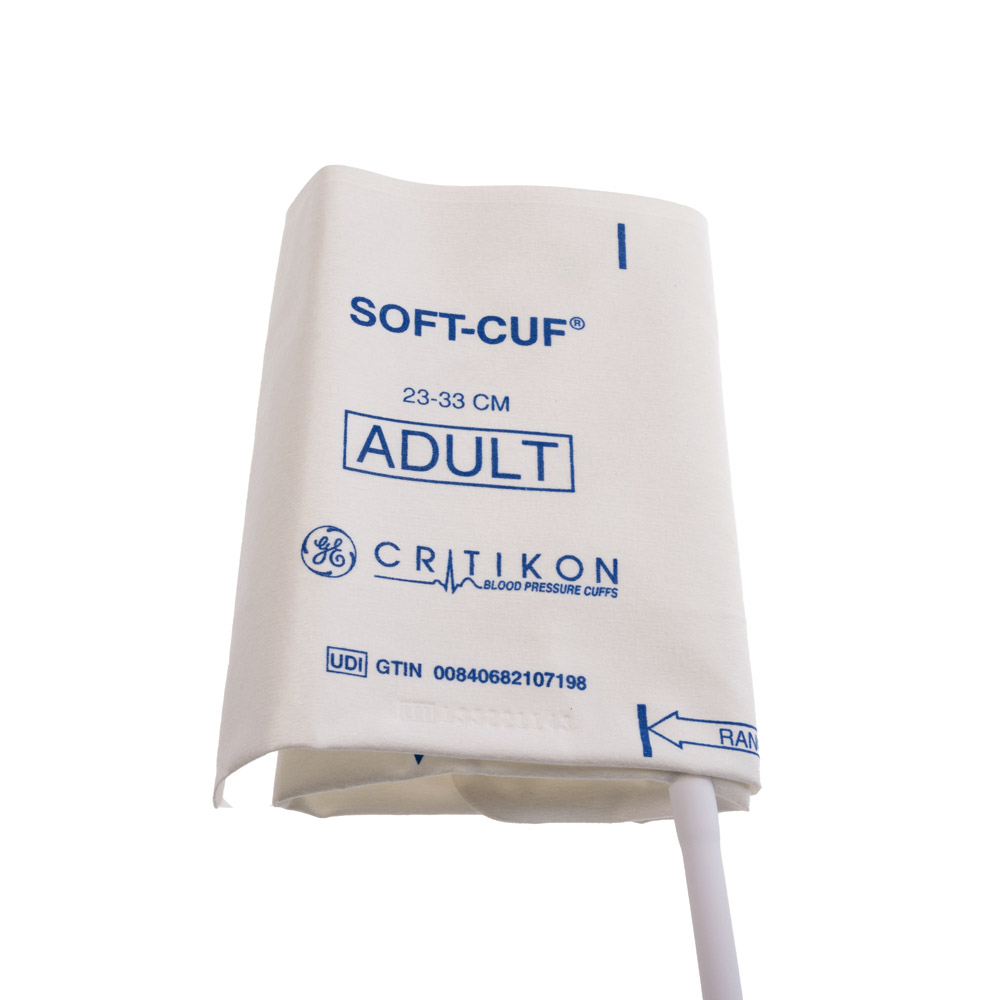 SOFT-CUF Adult Blood Pressure Cuff, 1 Tube Bayonet (20/box)