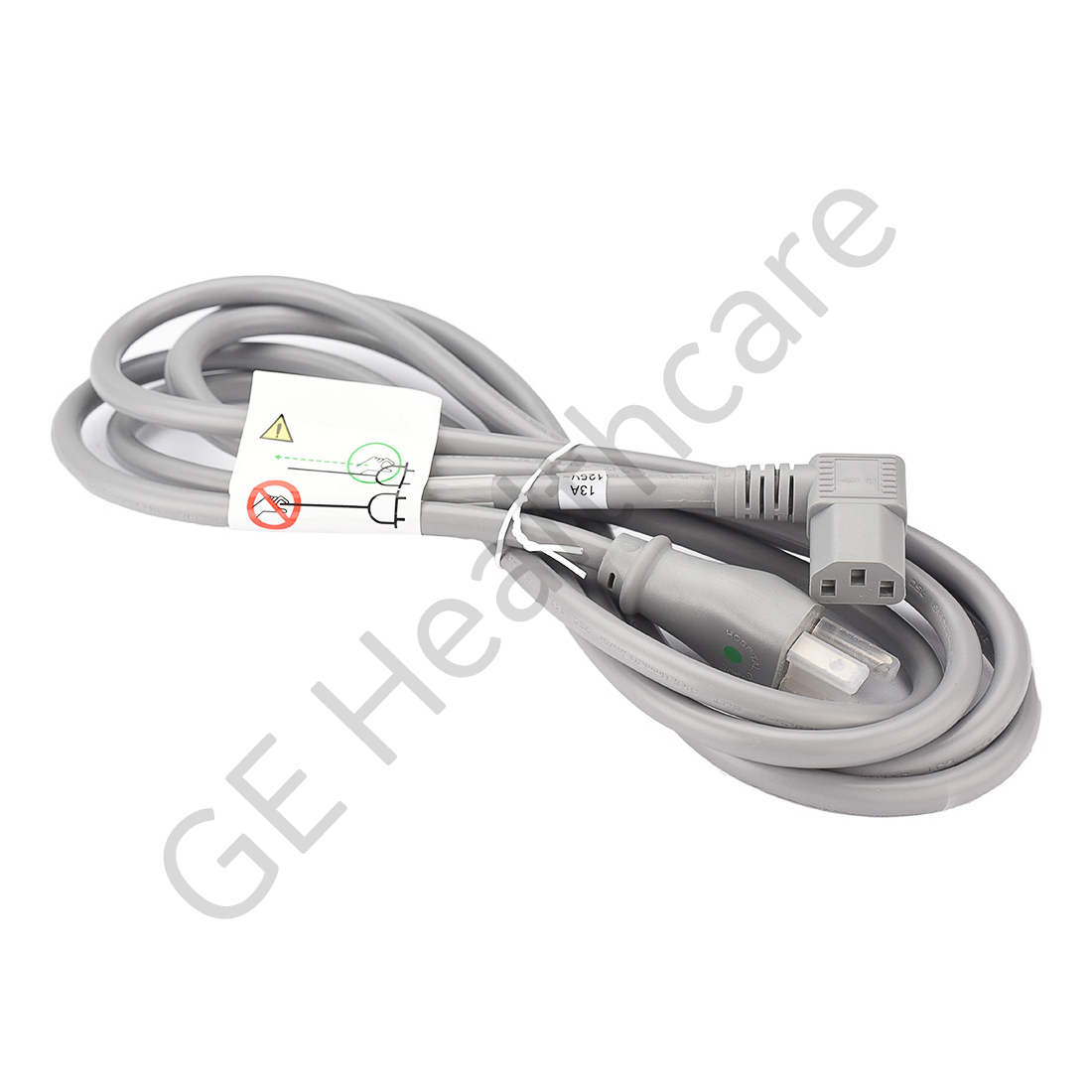 Power Supply Cord RA HOSP Ground 10A 125V 10ft Power Supply Cord RA HOSP Ground 10A 125V 10ft