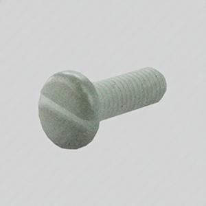 #1/4-20 X 1 inch Slotted Pan Head Delrin Screw #1/4-20 X 1 inch Slotted Pan Head Delrin Screw