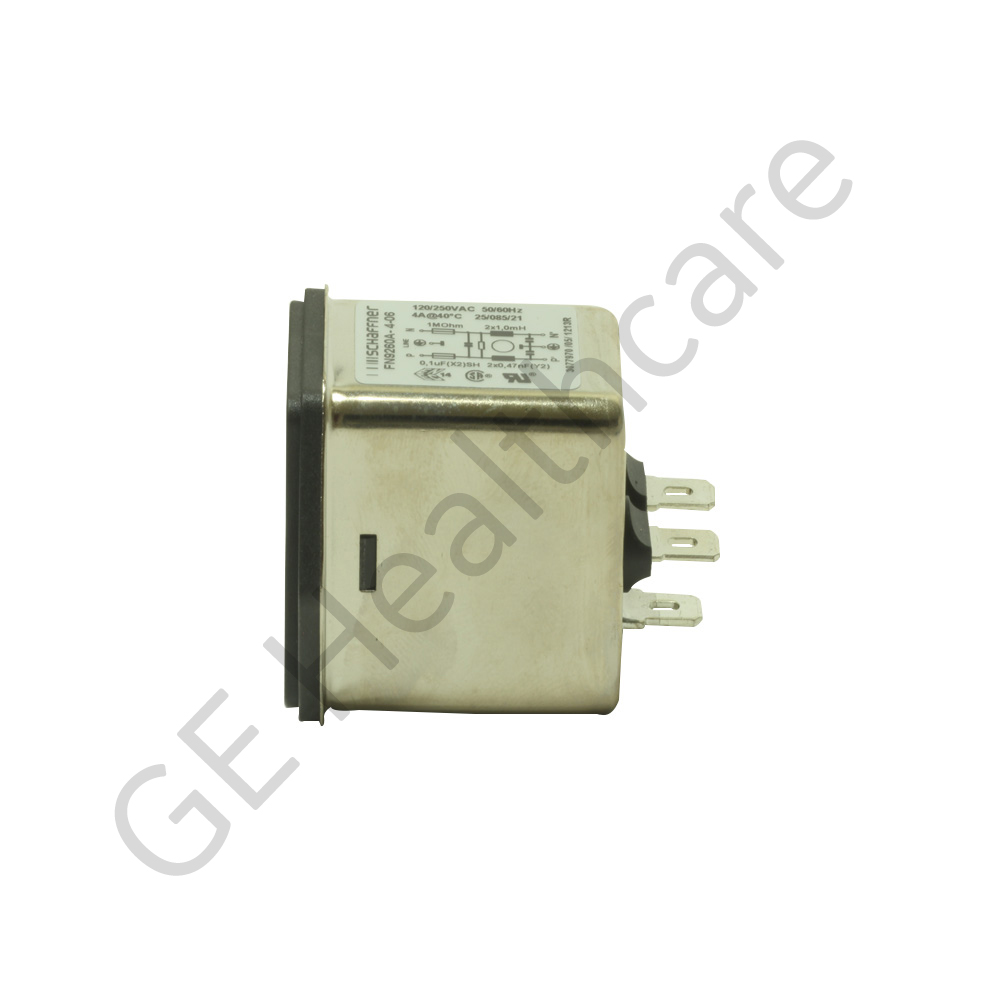 4A,250 V AC Male Panel Mount IEC Inlet Filter