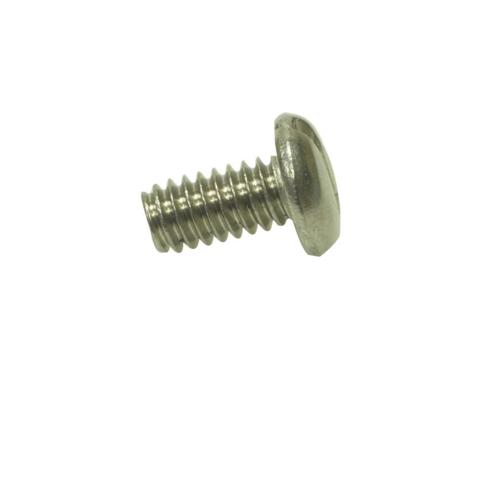 Screw Pan Head 0.250-20 x 0.50 Slotted Stainless Steel Screw Pan Head 0.250-20 x 0.50 Slotted Stainless Steel