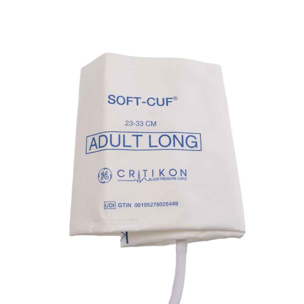 SOFT-CUF Adult Long Blood Pressure Cuff, 1 Tube Bayonet (20/box)