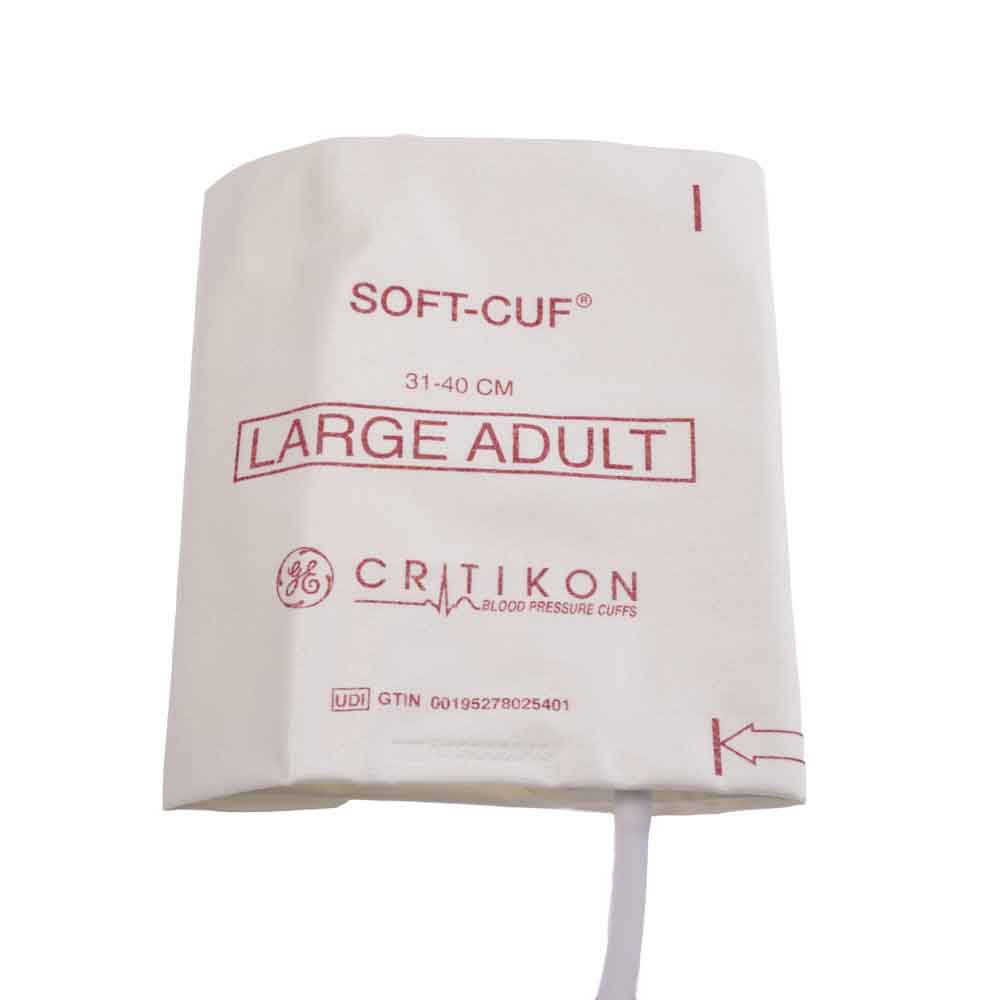 SOFT-CUF Large Adult Blood Pressure Cuff, 1 Tube Bayonet (20/box)