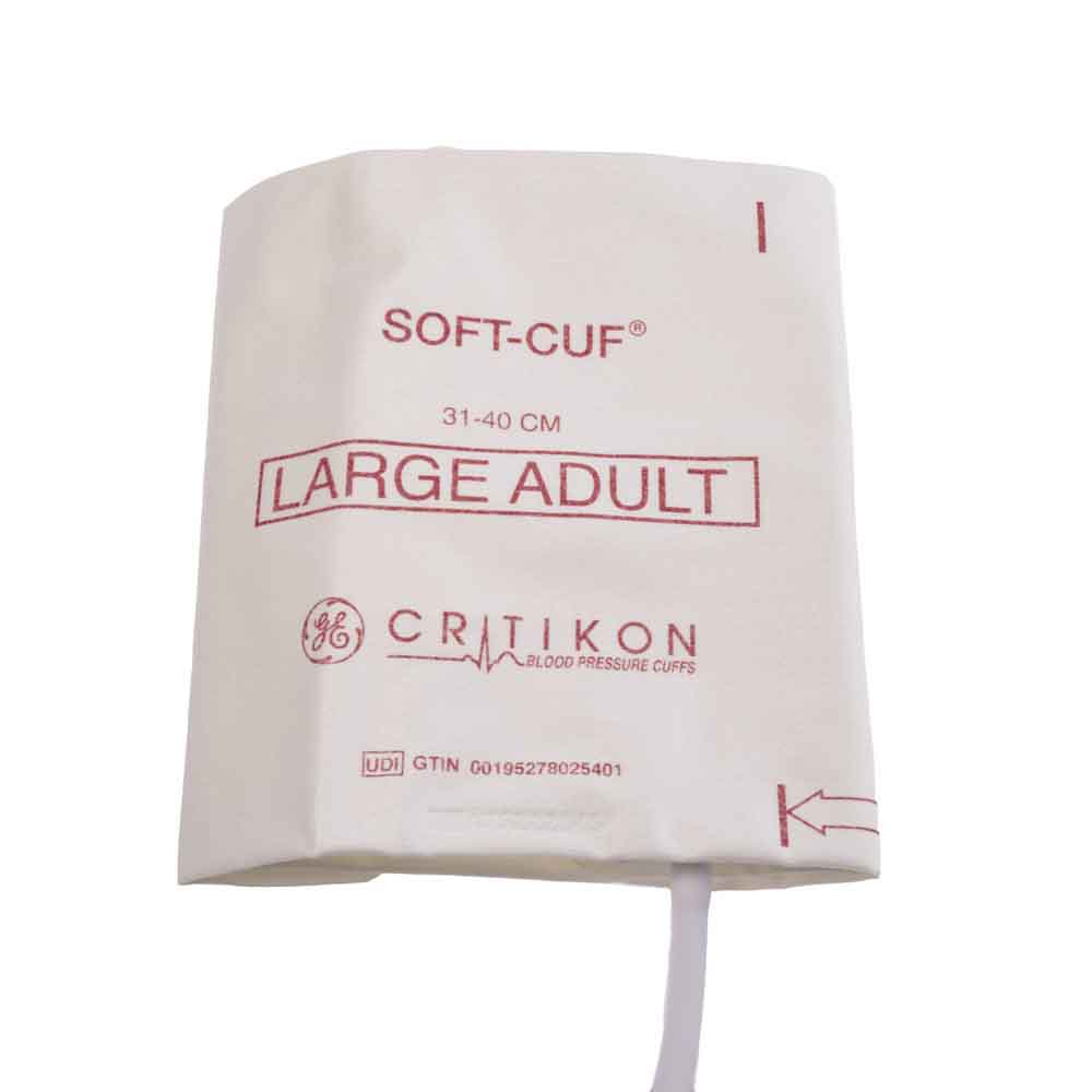 SOFT-CUF Large Adult Blood Pressure Cuff, 1 Tube Bayonet (20/box) SOFT-CUF Large Adult Blood Pressure Cuff, 1 Tube Bayonet (20/box)